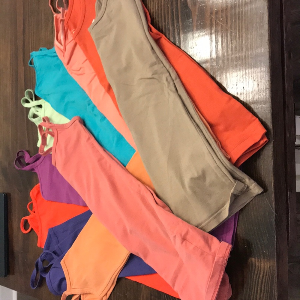 solid tank tops...Wear solo or layer